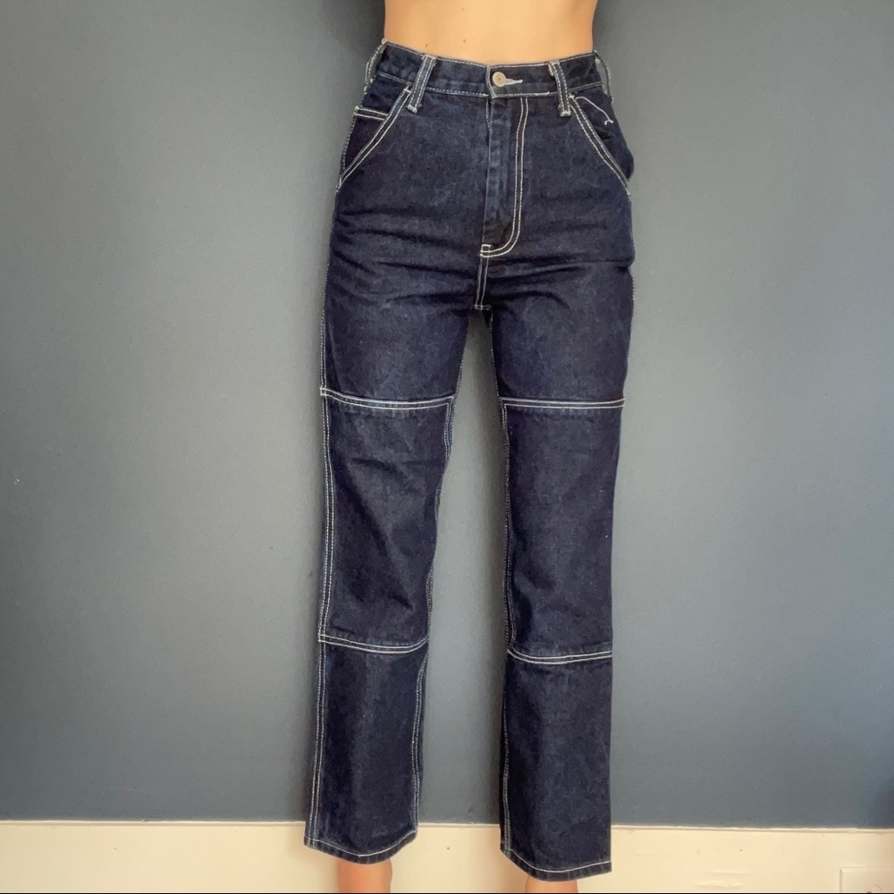 Ariana Dark Wash Painter Pants
